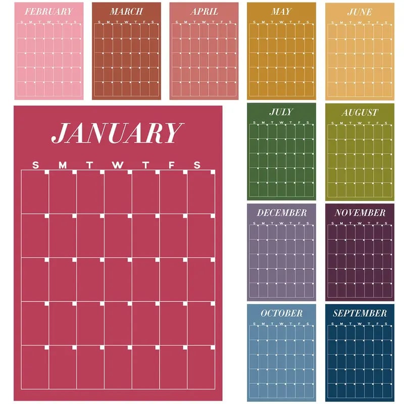 💥Early Bird Sale — 49% OFF✨ Back to School Large Wall Calendar
