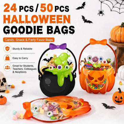 Halloween Plastic Goodie Bags