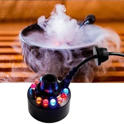 💨✨ 50% OFF! 12-LED Mist Maker – Cool Fog & Colorful Glow 💧⚡
