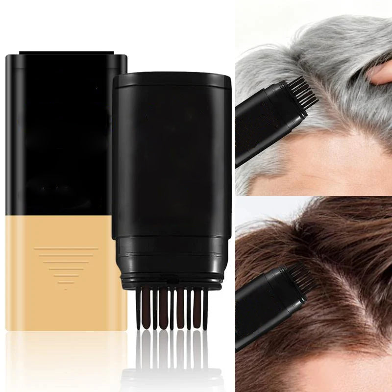 Hair Dye Pen - 10M,Quickly Covers White Hair at Temples & Roots