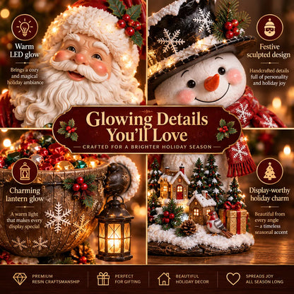 🎄Last day Promotion 🎁-🍬Lighted Christmas Candy Bowls in 5 Festive Designs🍪