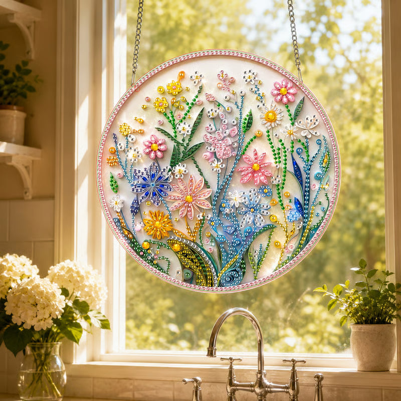 Hummingbird Diamond Art Hanging Ornament Kit