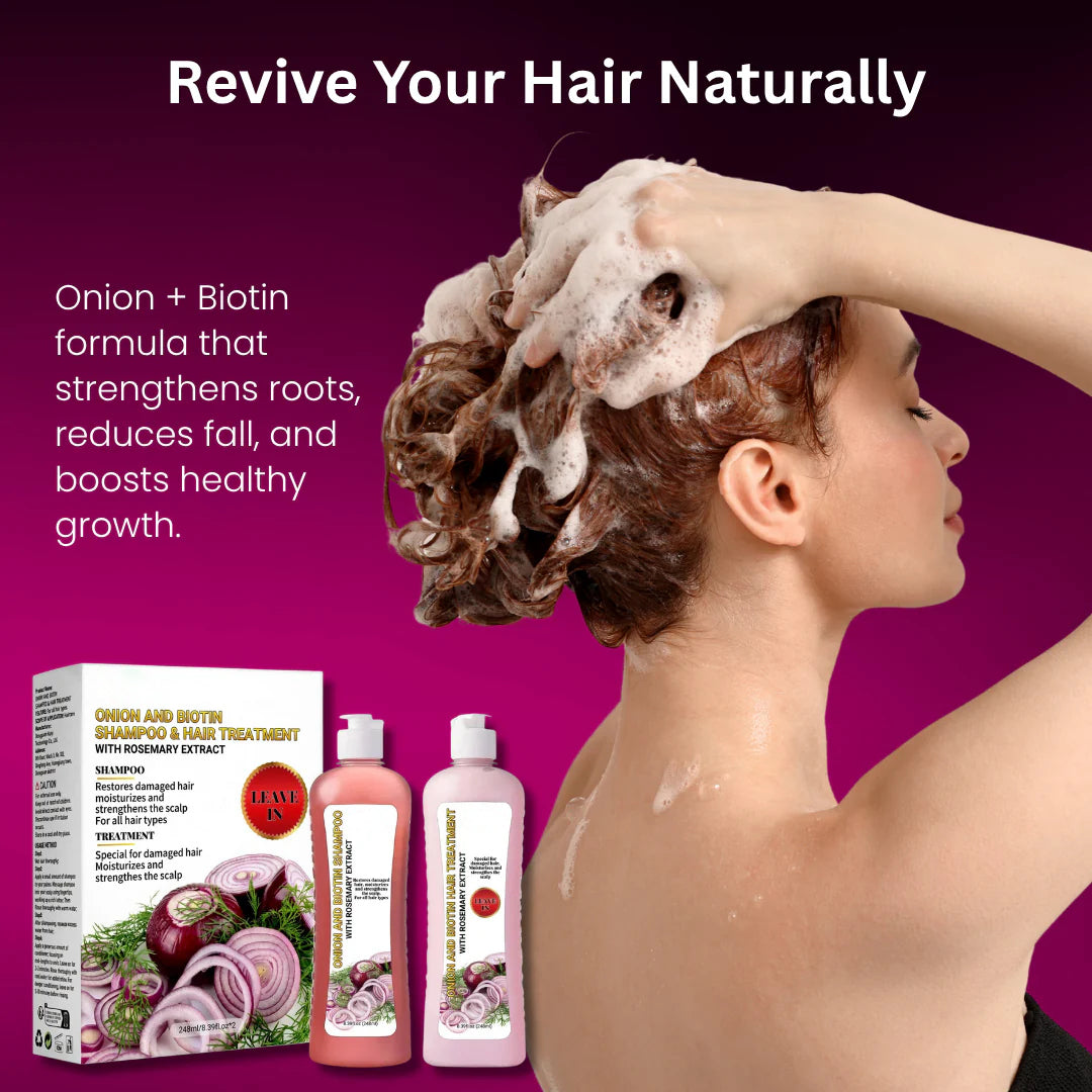 Onion Hair Care Set