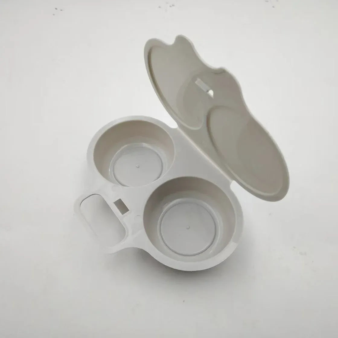 🥳2026 HOT SALE🥳💞50K+ SOLD! Microwave Egg Poacher – Dual‐cavity, non‐stick & easy clean. Healthier than frying