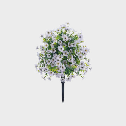 Artificial Eucalyptus and Violet Ground-Insert Floral Decoration