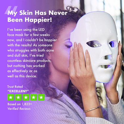 Red Light Therapy Facial Mask (+7 Beneficial Colors)