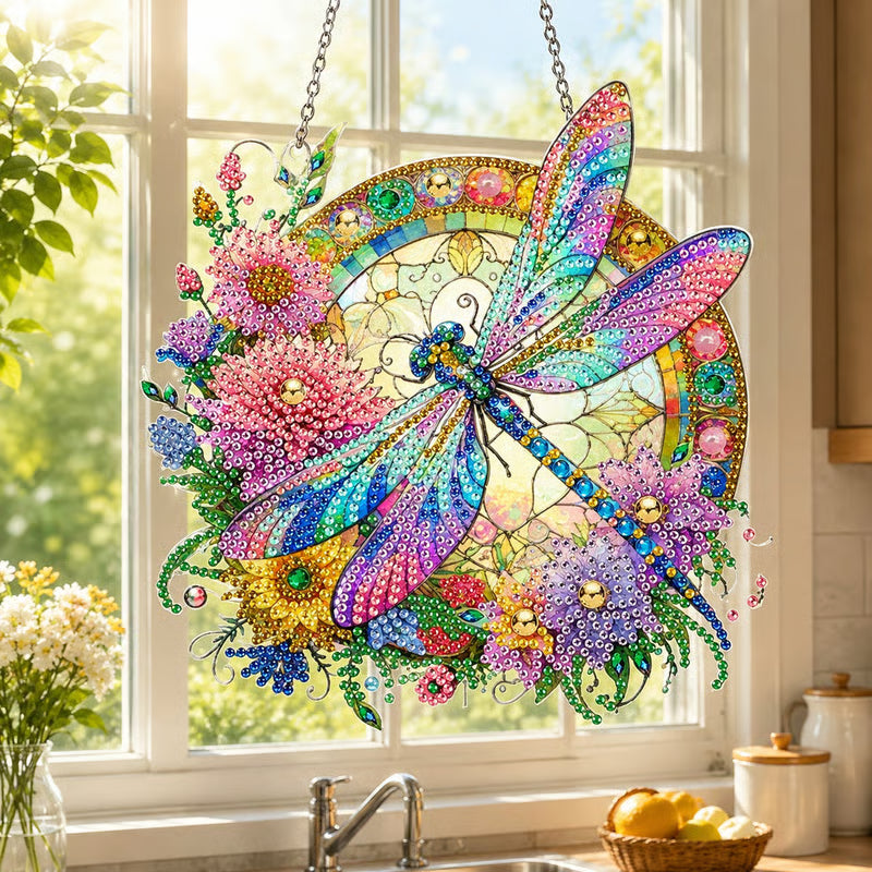 Hummingbird Diamond Art Hanging Ornament Kit