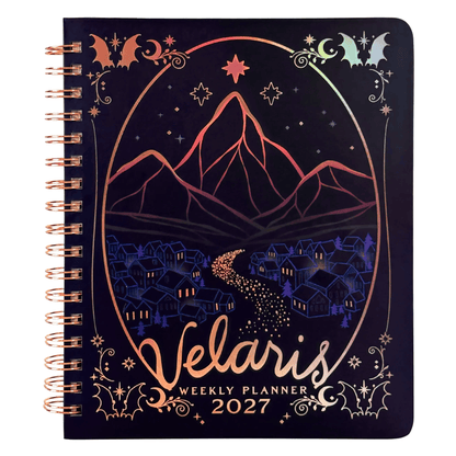 🔥HOT SALE 49% OFF🌙 A Court of Thorns and Roses: Velaris 2027 Weekly Planner ✨ Officially Licensed Fantasy Organizer