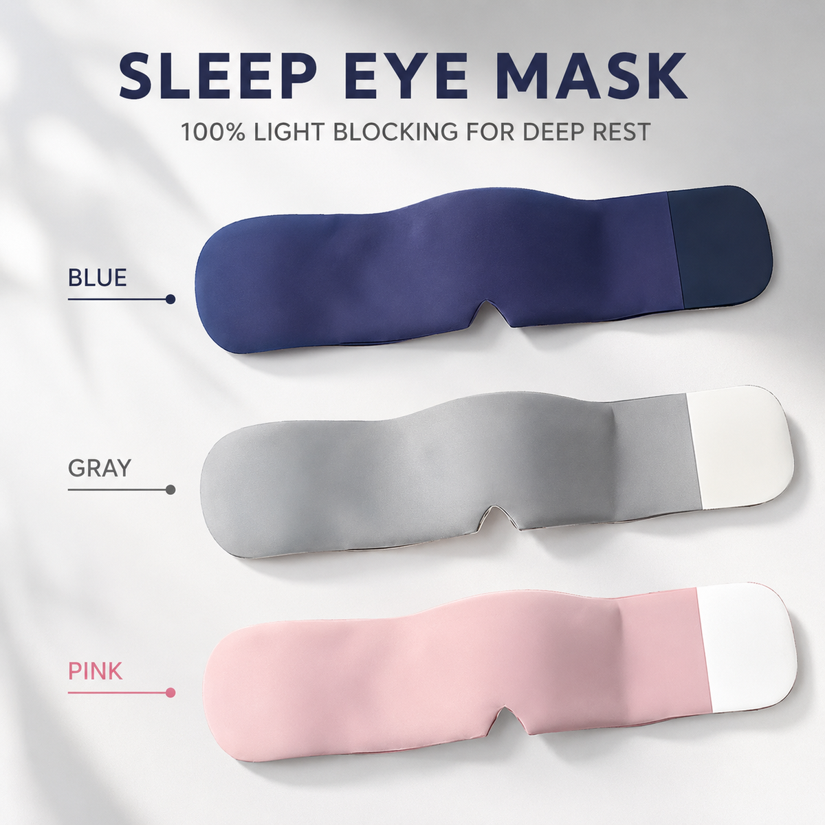 Silk Gravity Bead Eye Mask