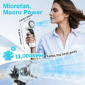 🌞Summer Hot Sale - Multifunction Portable Handheld Turbo Ice-Cooling Fan | AC-Like Gel Pad Tech, 5 Gears