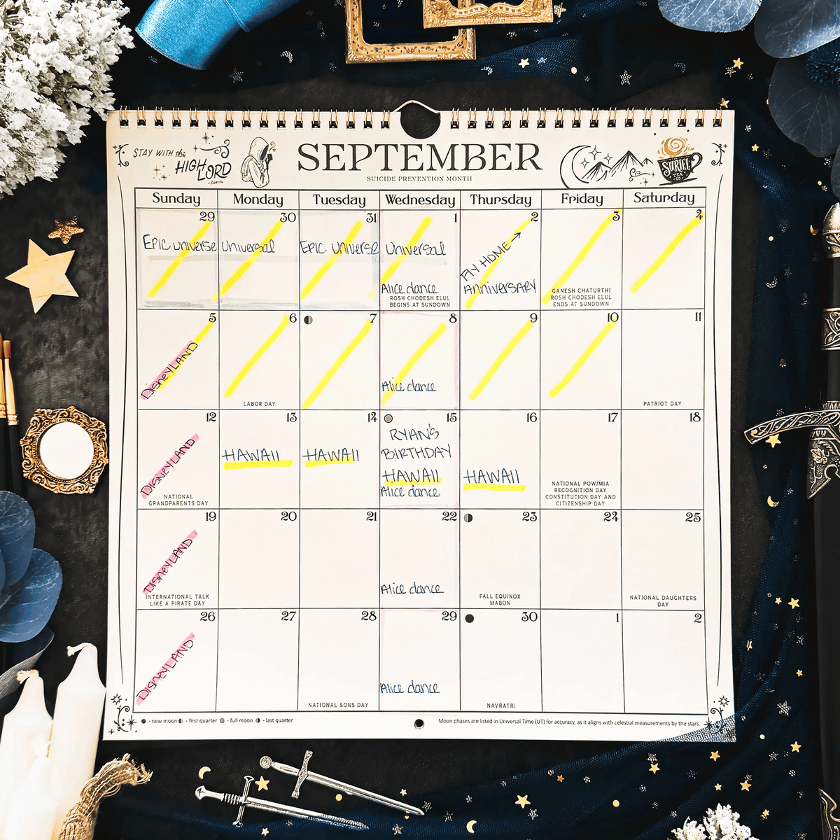🔥HOT SALE 49% OFF🌙 A Court of Thorns and Roses: Velaris 2027 Weekly Planner ✨ Officially Licensed Fantasy Organizer
