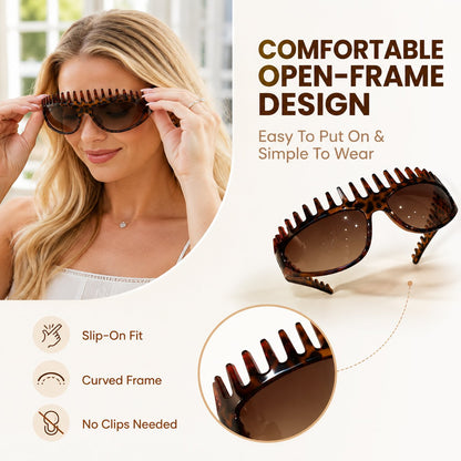 🏆1 Bestselling🏆2-In-1 Tortoiseshell Headband Sunglasses