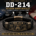 💥LAST DAY 50% OFF🔥DD-214 Veteran Honor Bracelet - Made By VETERAN 'Robert Smith'