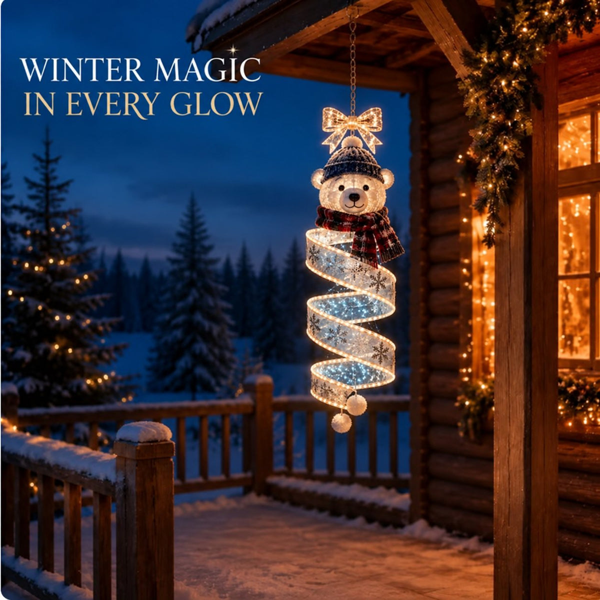 🎄Christmas Magic Spiral Hanging LED Light Collection