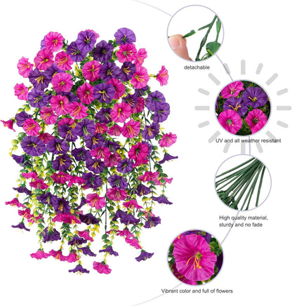 Perfect home garden decoration – hanging morning glory