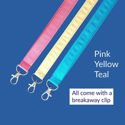 🔥LAST DAY 50% OFF - 👩‍🏫NEW UPGRADED Plain Fabric Pen Lanyards