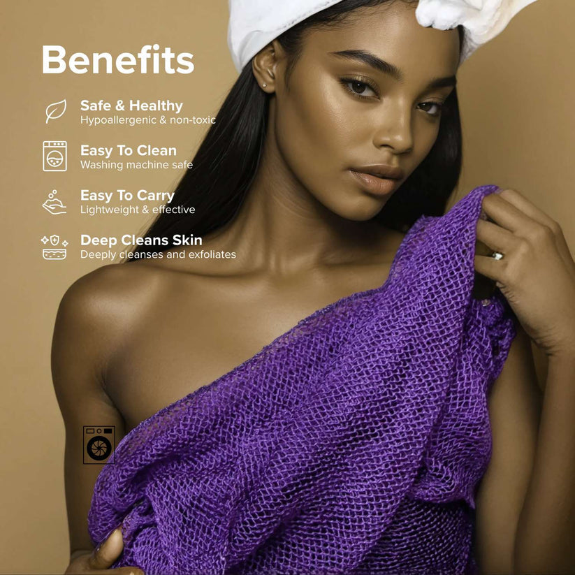 Exfoliating Net Sponge(100% Authentic African )