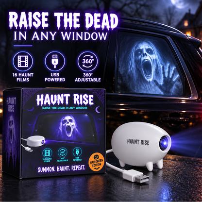 🎃 Halloween Window Projector 👻 16 Spooky Films USB Powered Holiday Decor