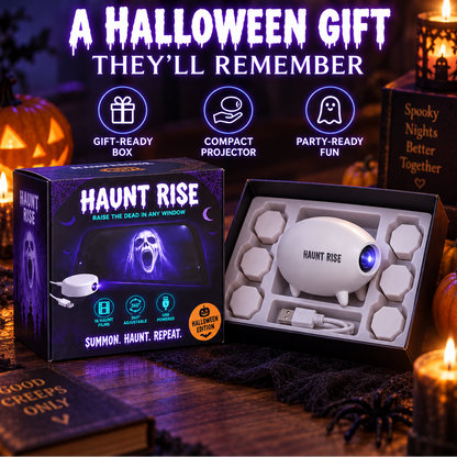 🎃 Halloween Window Projector 👻 16 Spooky Films USB Powered Holiday Decor