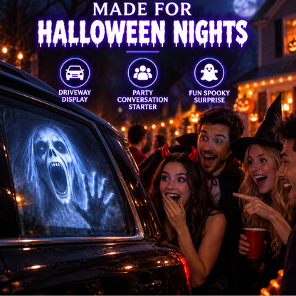 🎃 Halloween Window Projector 👻 16 Spooky Films USB Powered Holiday Decor