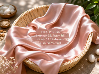 Cooling Silk Pillowcase Set-Sleep Cooler. Wake Up Beautiful.