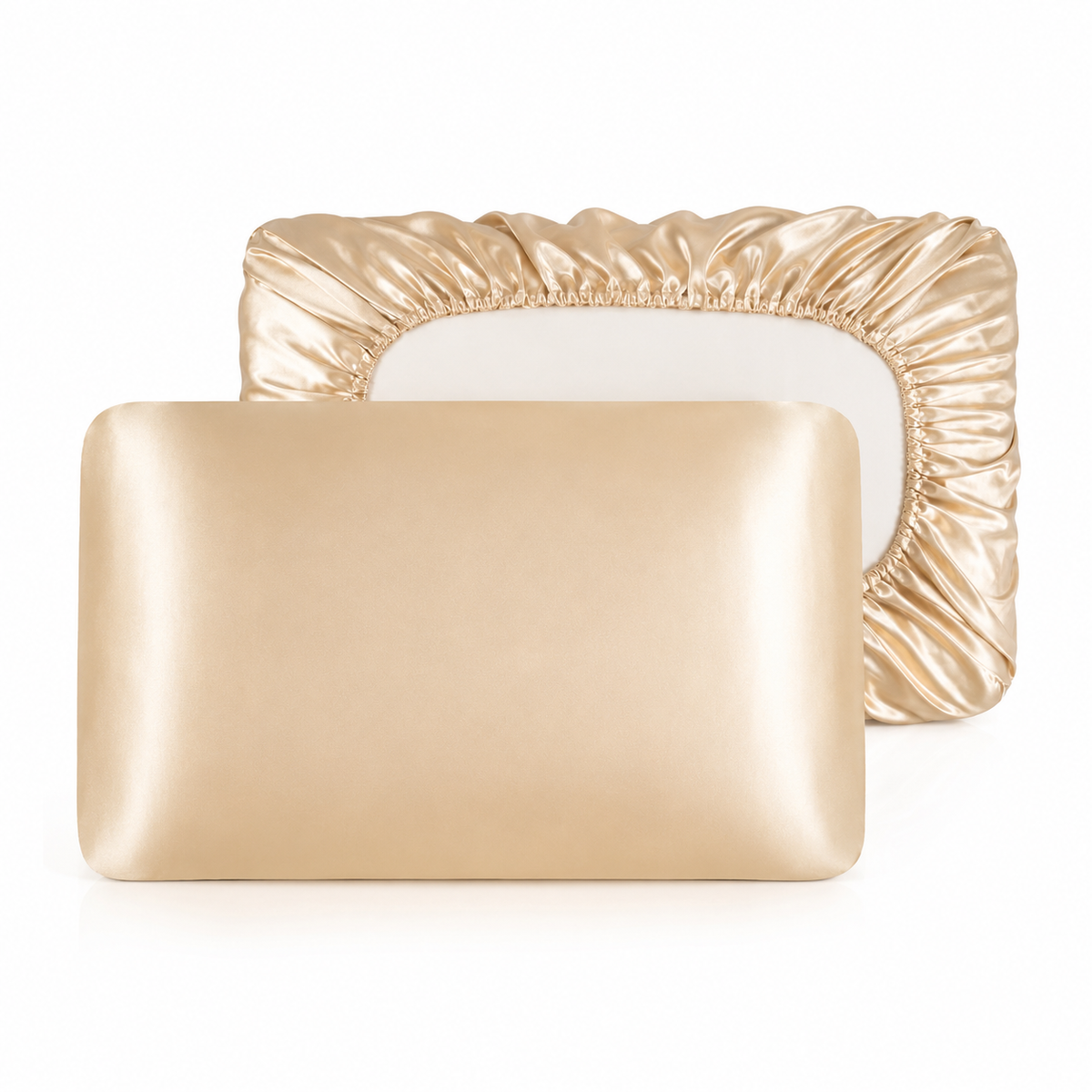 Cooling Silk Pillowcase Set-Sleep Cooler. Wake Up Beautiful.