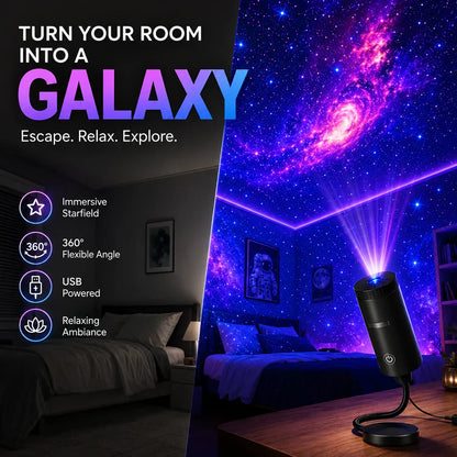 ⏰Last day Promotion 🔥-Night Light Projector - Smart Holographic Star Projector