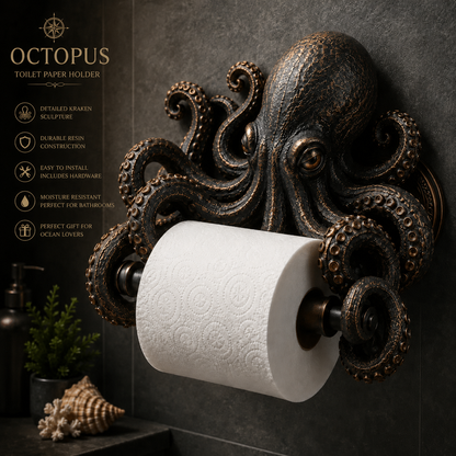 🌊 Ocean Guardians Toilet Paper Holder Series