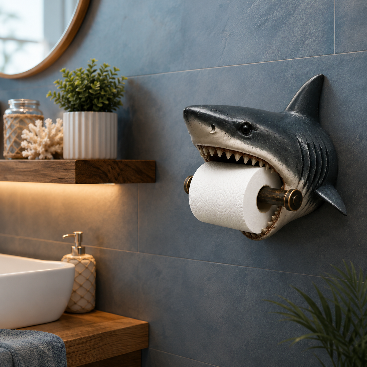 🌊 Ocean Guardians Toilet Paper Holder Series