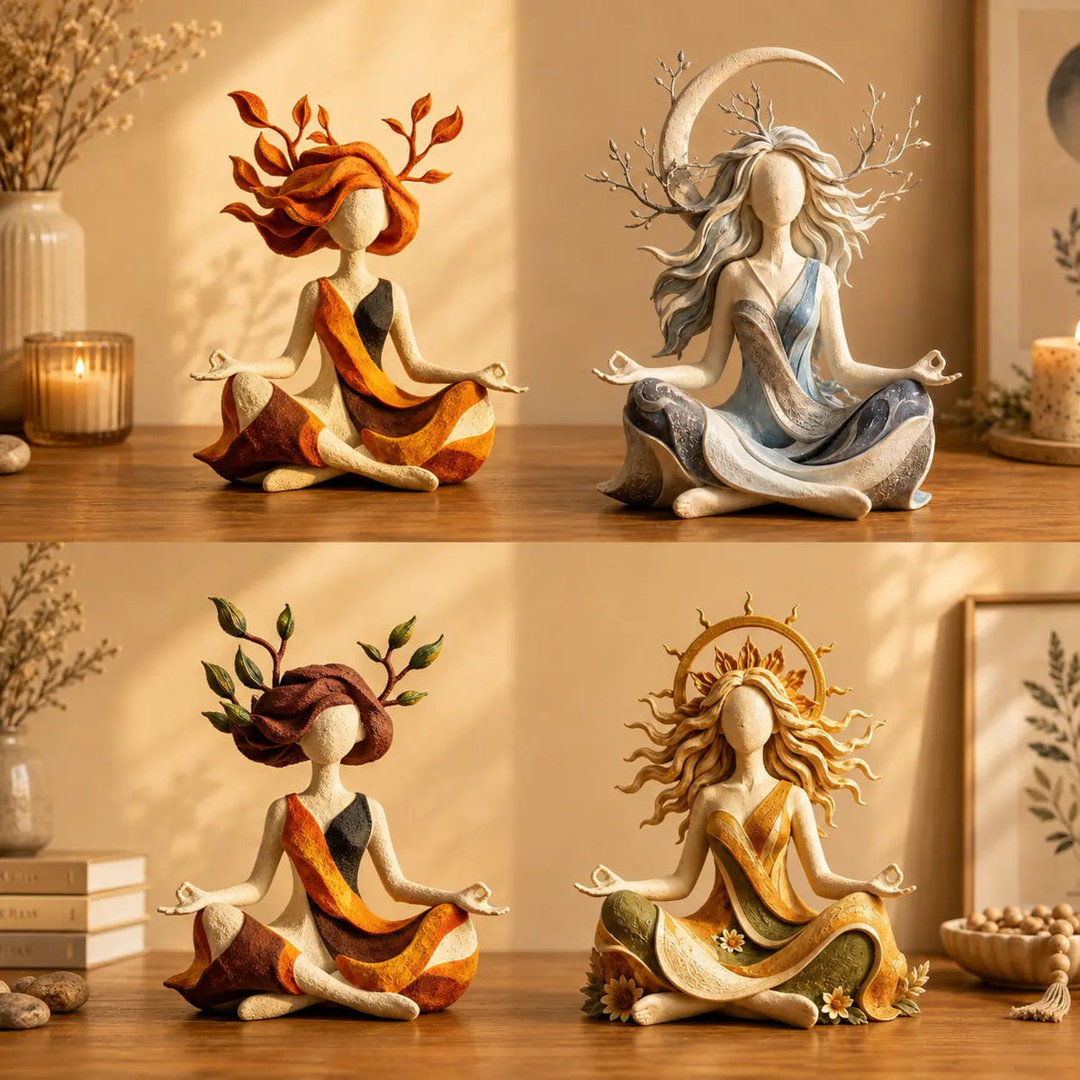 🔥LAST DAY 50% OFF- 🧘Serenity Growth | Inner Harmony Sculptural Figurine 🌙