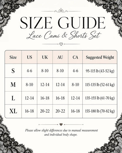 2pcs Women Sheer Lace Camisole Bra And Boyshorts Set Lingerie