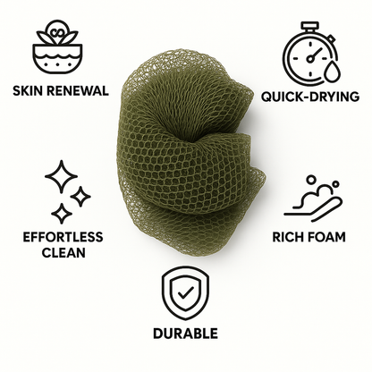 Exfoliating Net Sponge(100% Authentic African )