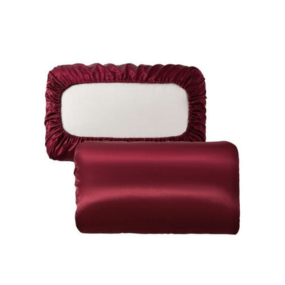 Cooling Silk Pillowcase Set-Sleep Cooler. Wake Up Beautiful.