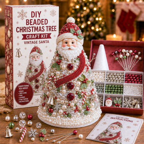 🎁 Last Day 50% OFF✨- DIY Beaded Christmas Tree Craft Kit