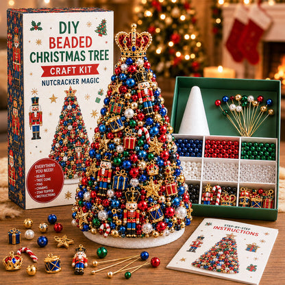 🎁 Last Day 50% OFF✨- DIY Beaded Christmas Tree Craft Kit