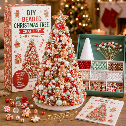 🎁 Last Day 50% OFF✨- DIY Beaded Christmas Tree Craft Kit