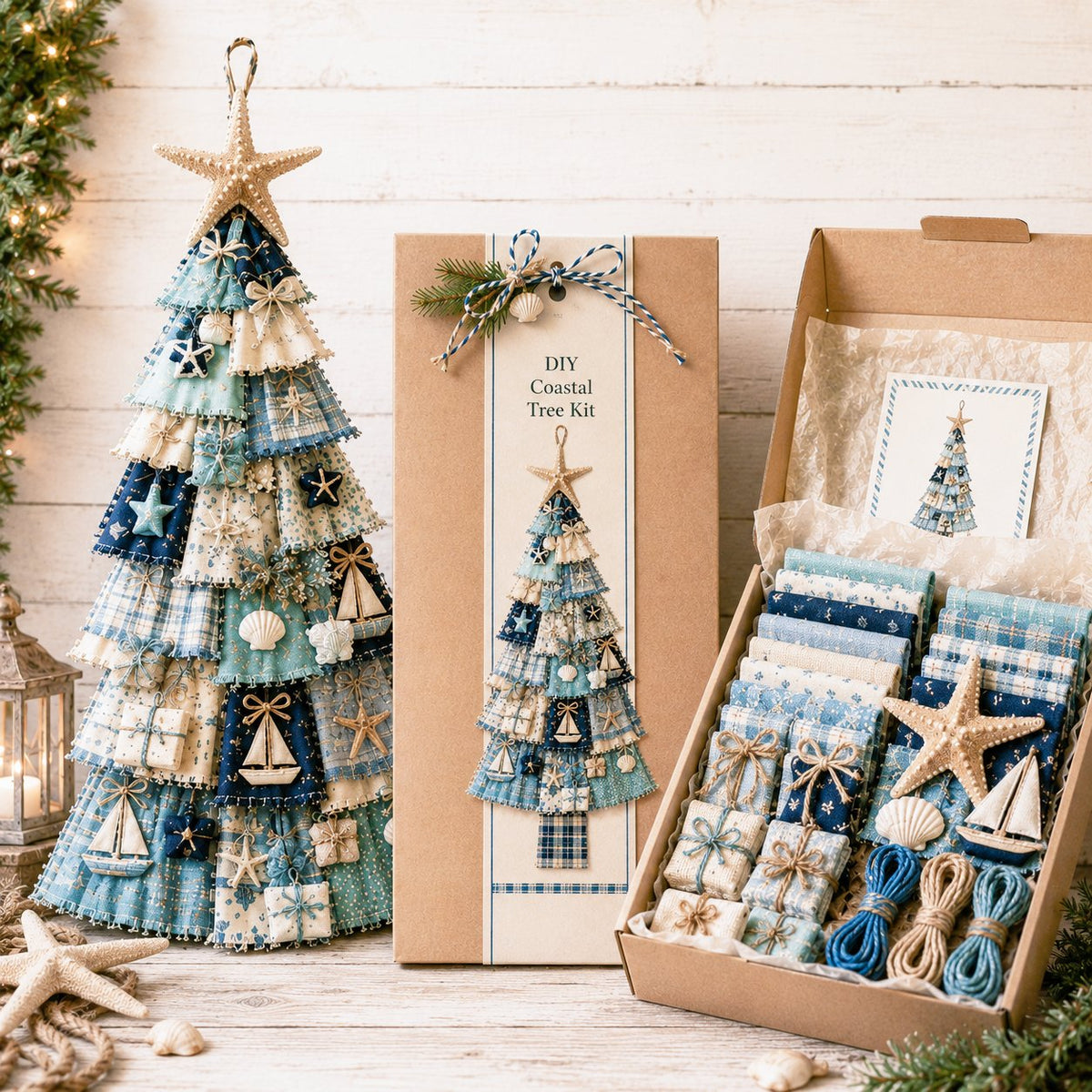 🎄Beginner-Friendly DIY Oversized Patchwork Christmas Tree Door Hanging Kit
