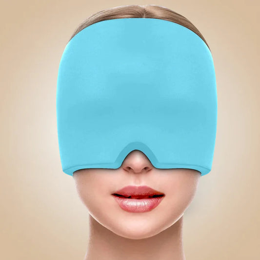 Migraine Relief Ice Head Wrap Hot Cold Therapy Headache Cap