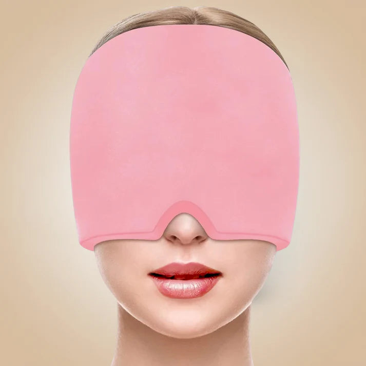 Migraine Relief Ice Head Wrap Hot Cold Therapy Headache Cap
