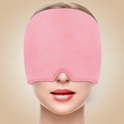 Migraine Relief Ice Head Wrap Hot Cold Therapy Headache Cap