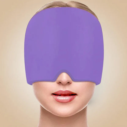 Migraine Relief Ice Head Wrap Hot Cold Therapy Headache Cap