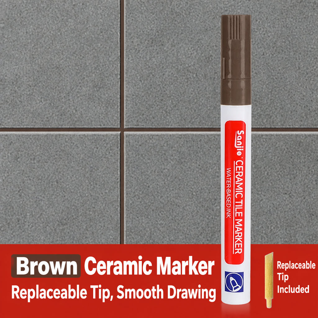 ⏰Last day!!!🔥12-Color Anti-Mold and Waterproof Tile Grout Pen