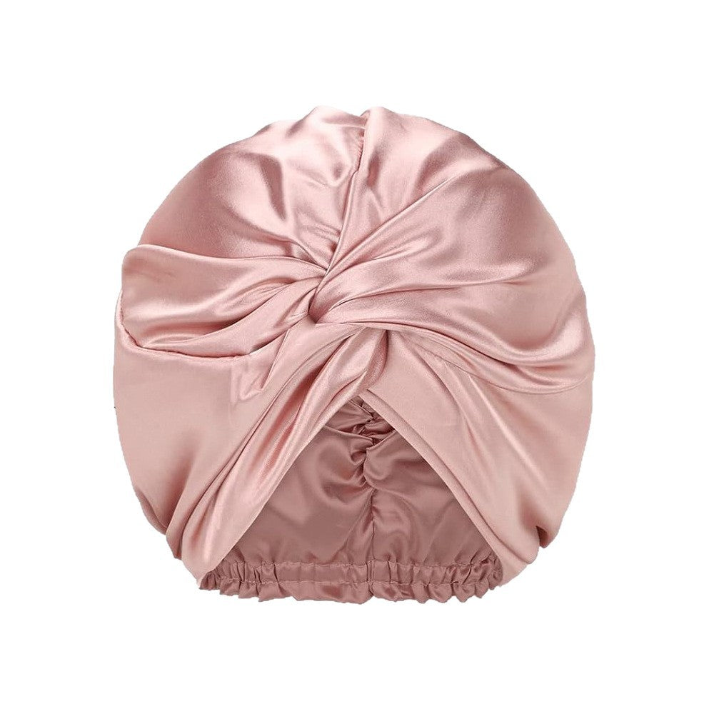 Luxury Satin Sleep Turban- Double Lined 19 Momme Silk Turban