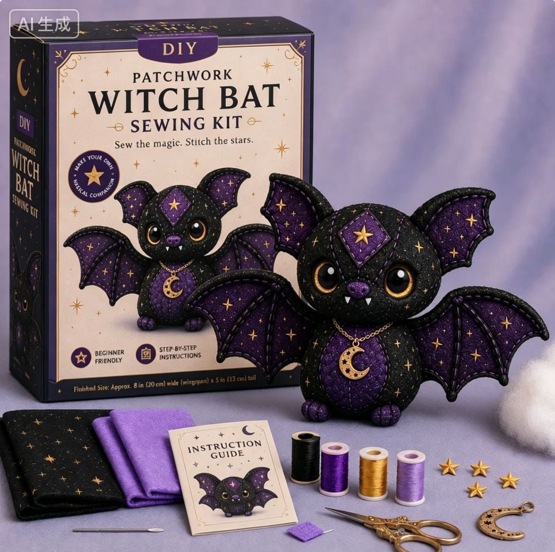 ✨ Christmas Magic Patchwork Fairy DIY Kit