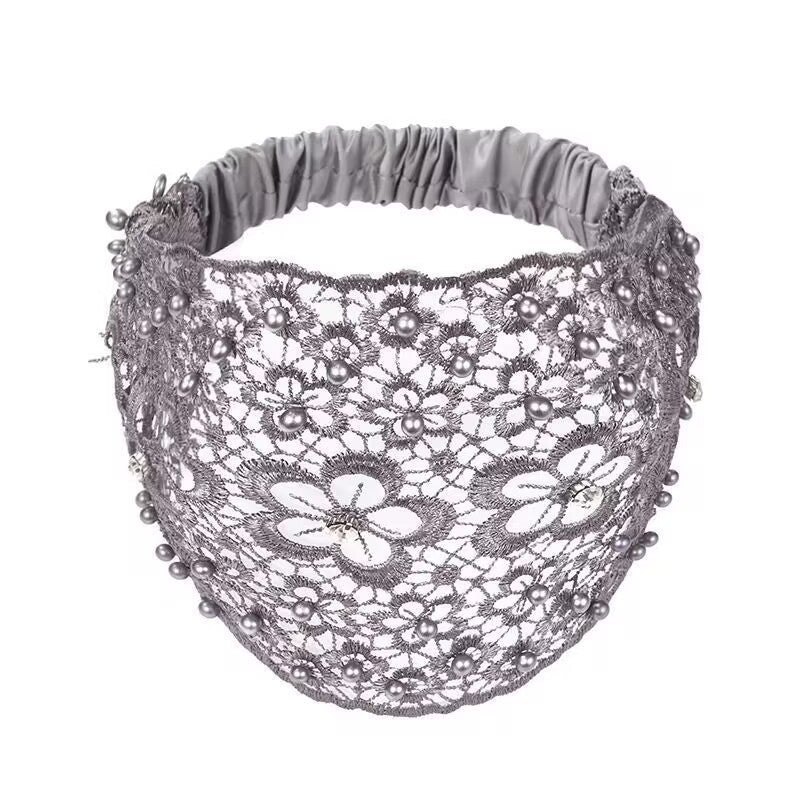 Boho Headbands,Pearl Lace Headband