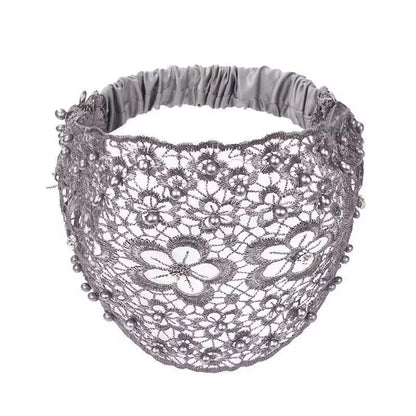 Boho Headbands,Pearl Lace Headband