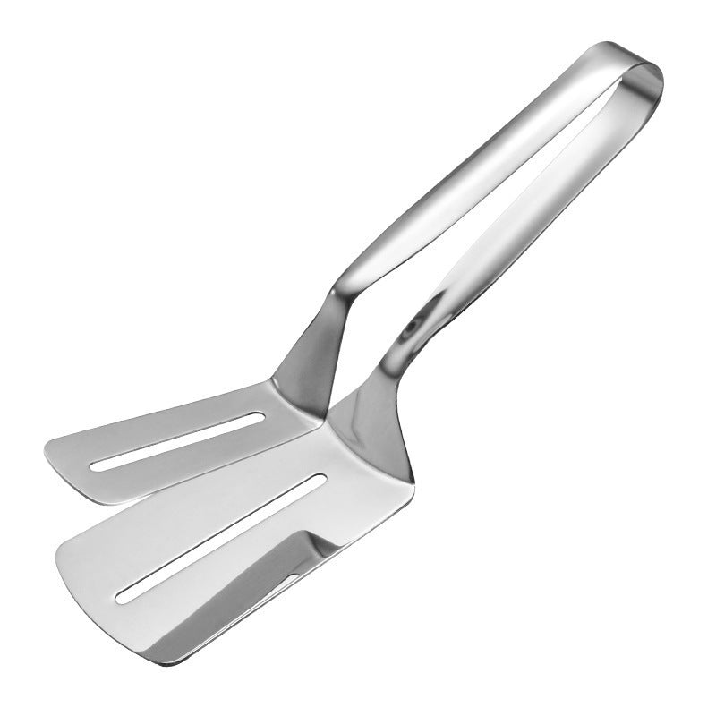 🔥50% OFF!🥢2 In 1 Food Tongs With Built In Oil Strainer For Easy Frying Serving And Draining
