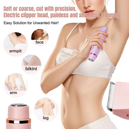 2-in-1 Painless Bikini Hair Trimmer