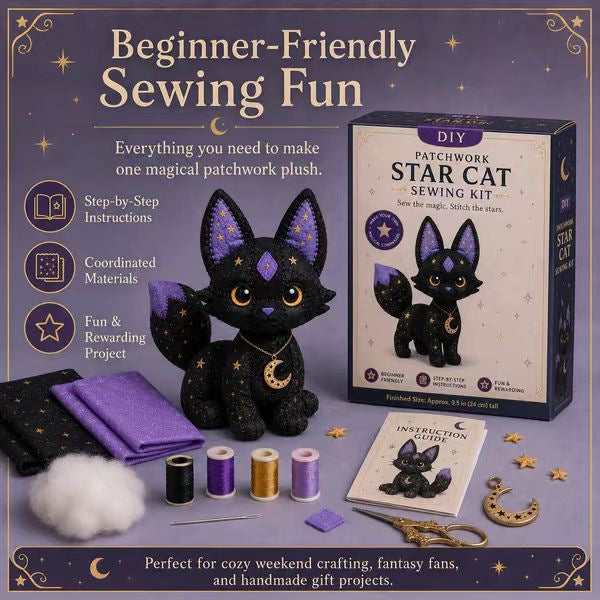✨ Christmas Magic Patchwork Fairy DIY Kit