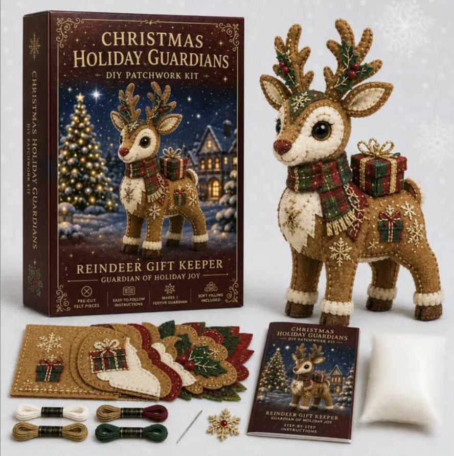 ✨ Christmas Magic Patchwork Fairy DIY Kit